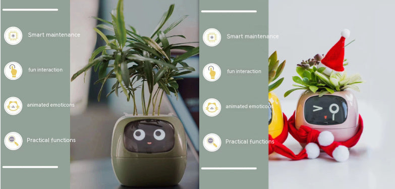 "AI Smart Planter Pot - Self-Watering, App-Controlled & Eco-Friendly"