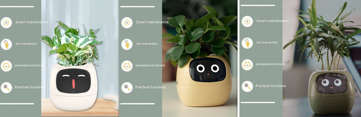 "AI Smart Planter Pot - Self-Watering, App-Controlled & Eco-Friendly"