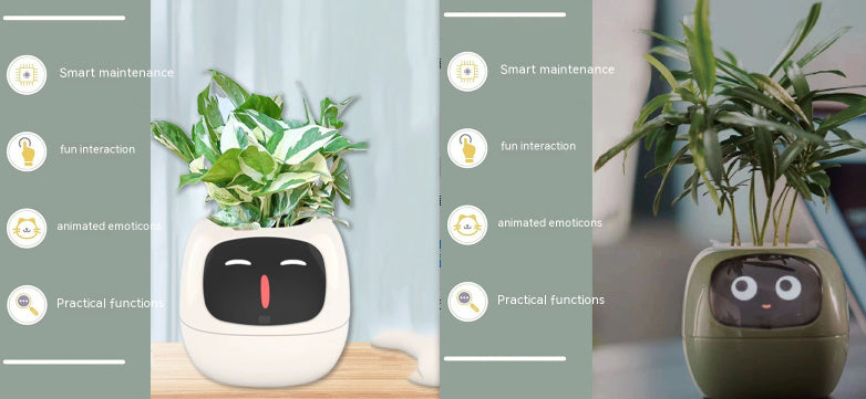 "AI Smart Planter Pot - Self-Watering, App-Controlled & Eco-Friendly"