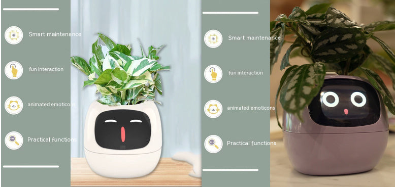 "AI Smart Planter Pot - Self-Watering, App-Controlled & Eco-Friendly"