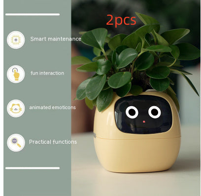 "AI Smart Planter Pot - Self-Watering, App-Controlled & Eco-Friendly"