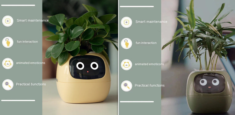 "AI Smart Planter Pot - Self-Watering, App-Controlled & Eco-Friendly"