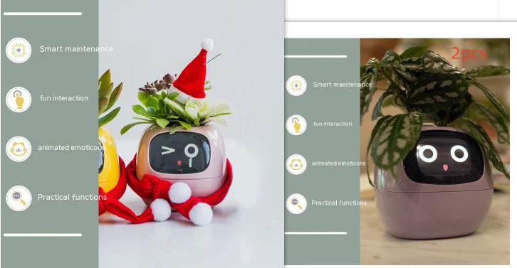 "AI Smart Planter Pot - Self-Watering, App-Controlled & Eco-Friendly"