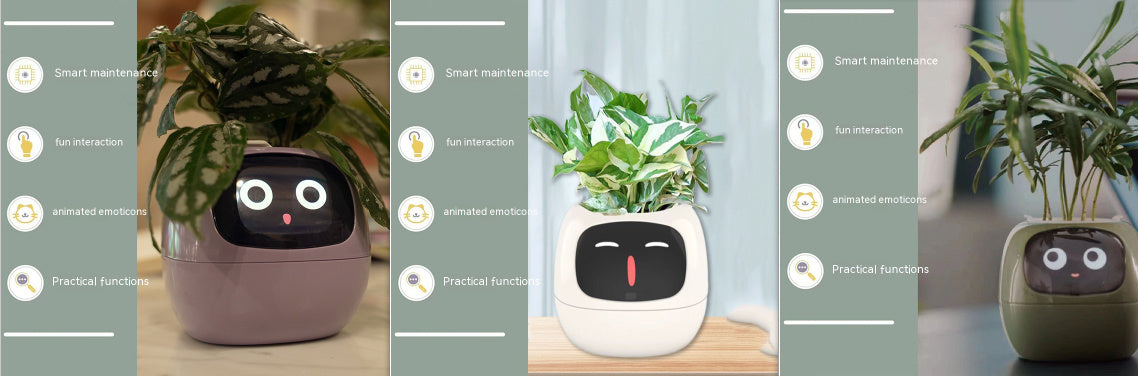 "AI Smart Planter Pot - Self-Watering, App-Controlled & Eco-Friendly"