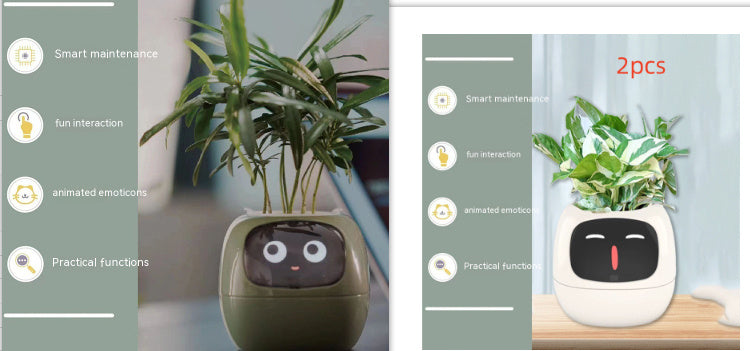 "AI Smart Planter Pot - Self-Watering, App-Controlled & Eco-Friendly"