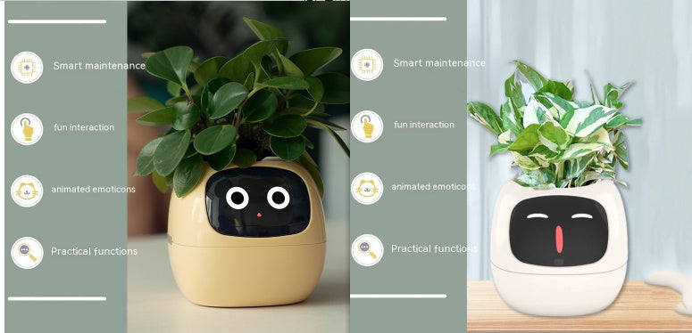 "AI Smart Planter Pot - Self-Watering, App-Controlled & Eco-Friendly"