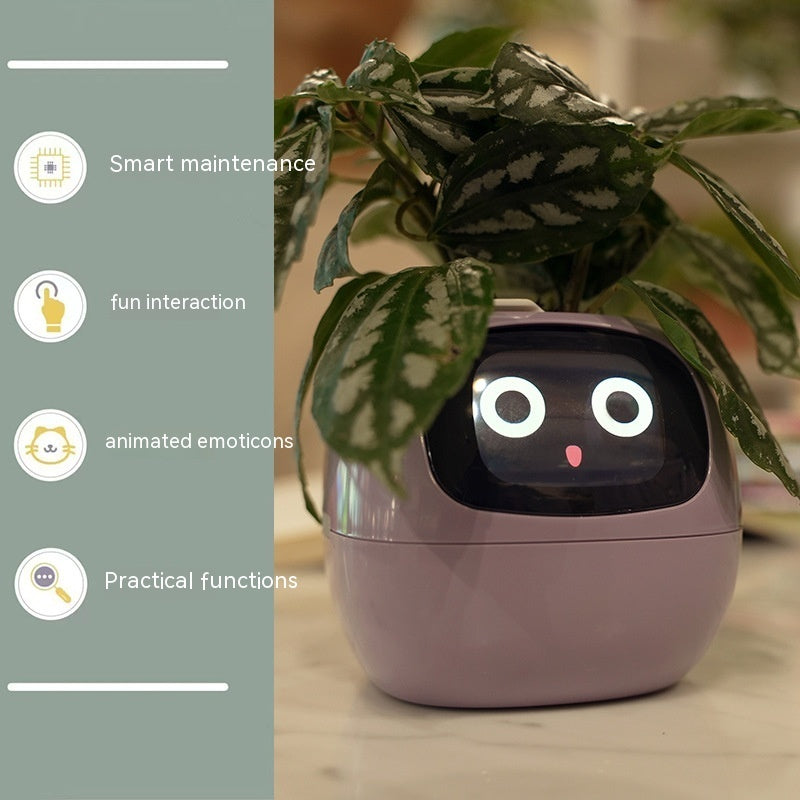 "AI Smart Planter Pot - Self-Watering, App-Controlled & Eco-Friendly"