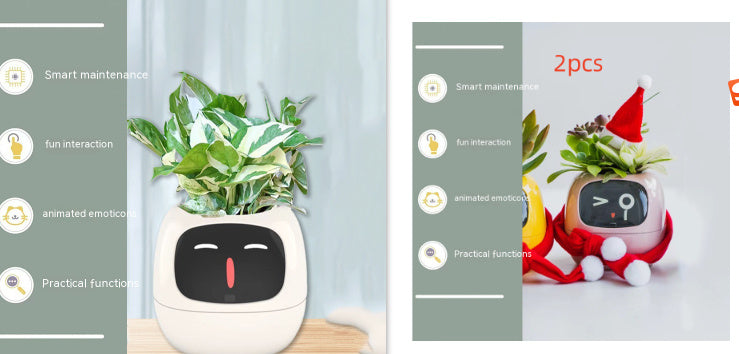 "AI Smart Planter Pot - Self-Watering, App-Controlled & Eco-Friendly"