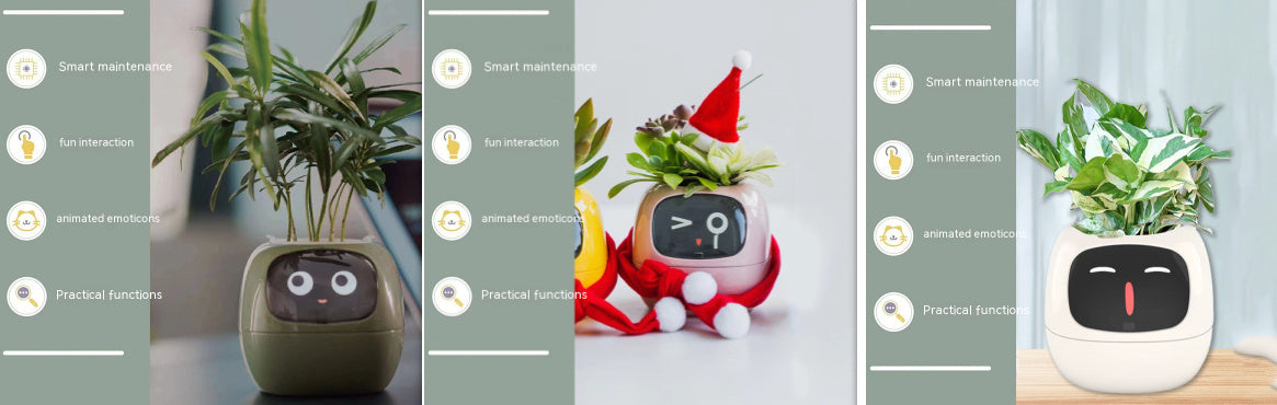 "AI Smart Planter Pot - Self-Watering, App-Controlled & Eco-Friendly"