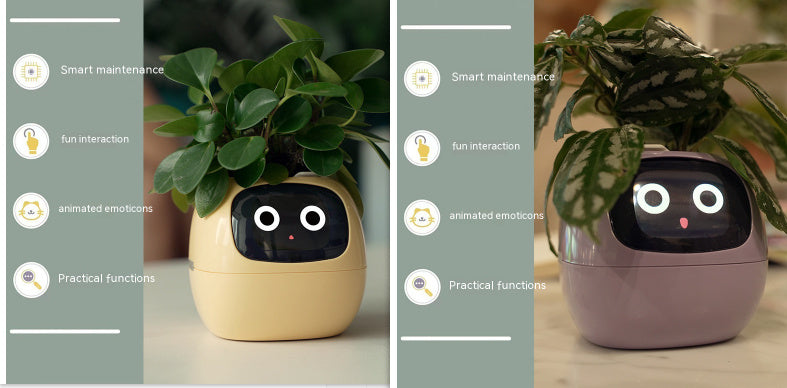 "AI Smart Planter Pot - Self-Watering, App-Controlled & Eco-Friendly"