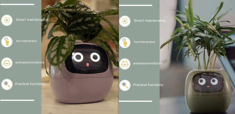 "AI Smart Planter Pot - Self-Watering, App-Controlled & Eco-Friendly"