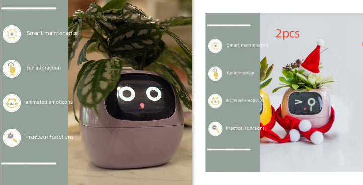 "AI Smart Planter Pot - Self-Watering, App-Controlled & Eco-Friendly"