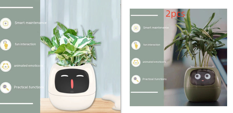 "AI Smart Planter Pot - Self-Watering, App-Controlled & Eco-Friendly"