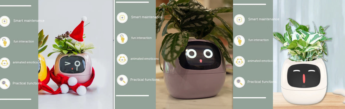 "AI Smart Planter Pot - Self-Watering, App-Controlled & Eco-Friendly"