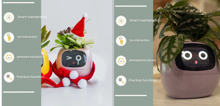 "AI Smart Planter Pot - Self-Watering, App-Controlled & Eco-Friendly"