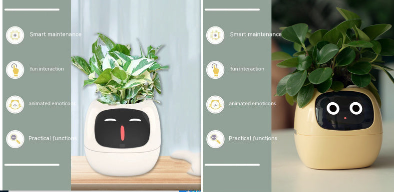 "AI Smart Planter Pot - Self-Watering, App-Controlled & Eco-Friendly"