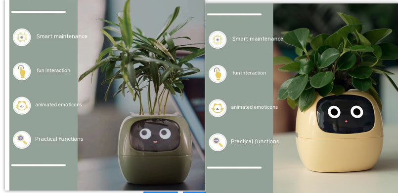 "AI Smart Planter Pot - Self-Watering, App-Controlled & Eco-Friendly"