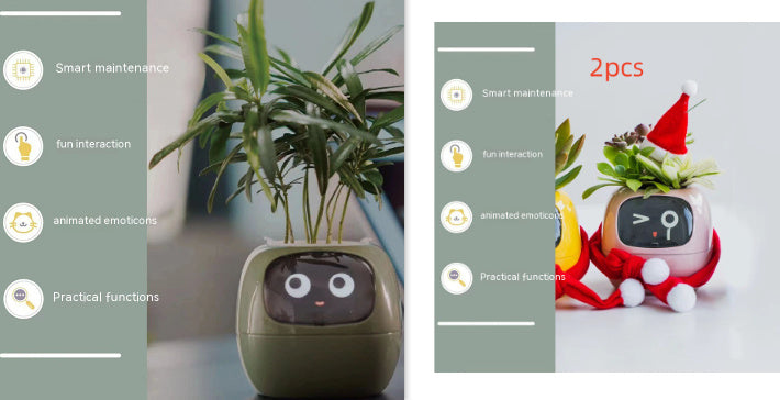 "AI Smart Planter Pot - Self-Watering, App-Controlled & Eco-Friendly"