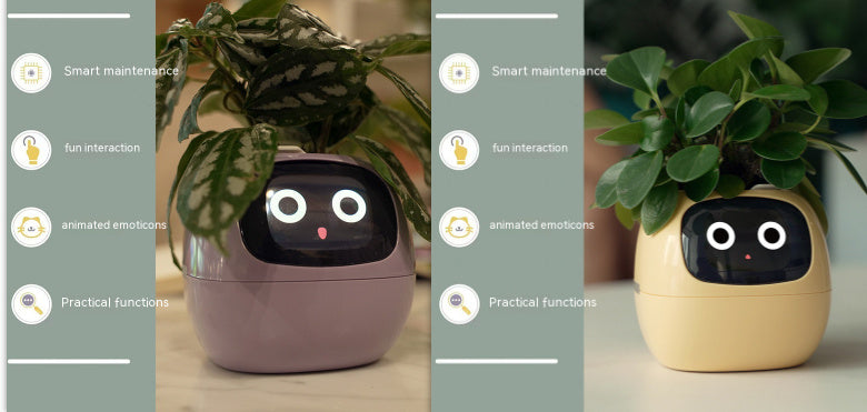 "AI Smart Planter Pot - Self-Watering, App-Controlled & Eco-Friendly"