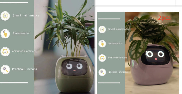 "AI Smart Planter Pot - Self-Watering, App-Controlled & Eco-Friendly"