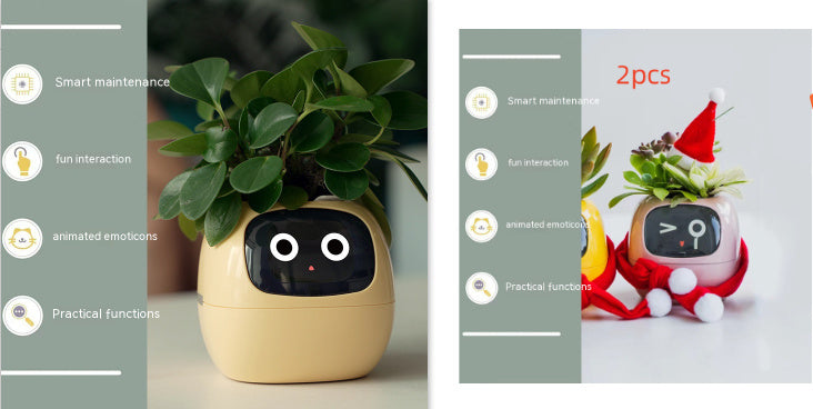 "AI Smart Planter Pot - Self-Watering, App-Controlled & Eco-Friendly"