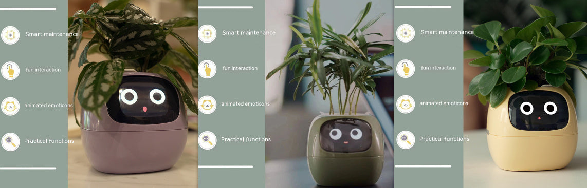 "AI Smart Planter Pot - Self-Watering, App-Controlled & Eco-Friendly"