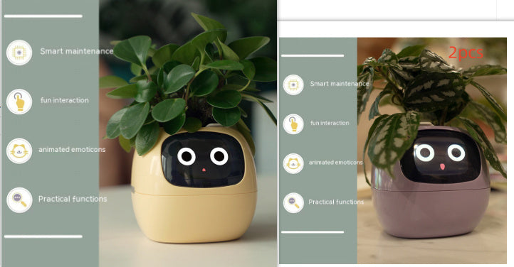 "AI Smart Planter Pot - Self-Watering, App-Controlled & Eco-Friendly"