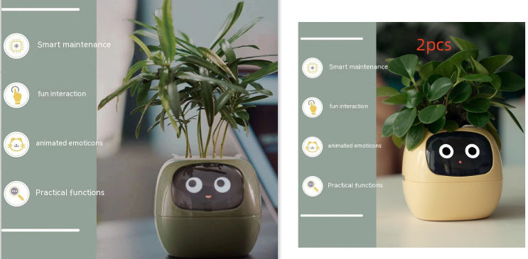 "AI Smart Planter Pot - Self-Watering, App-Controlled & Eco-Friendly"