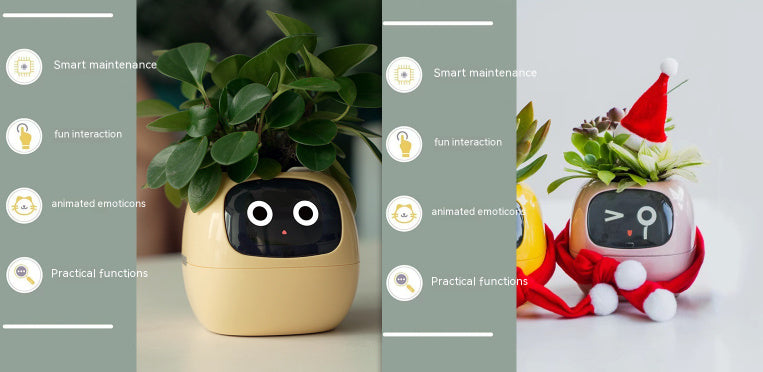 "AI Smart Planter Pot - Self-Watering, App-Controlled & Eco-Friendly"