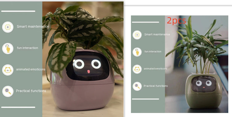 "AI Smart Planter Pot - Self-Watering, App-Controlled & Eco-Friendly"