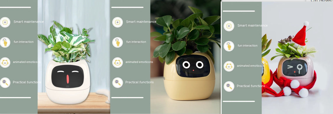 "AI Smart Planter Pot - Self-Watering, App-Controlled & Eco-Friendly"