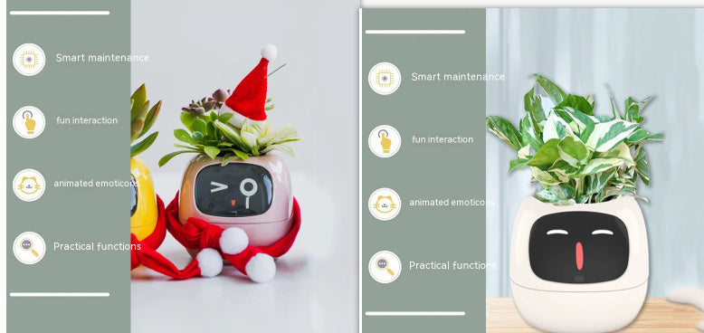 "AI Smart Planter Pot - Self-Watering, App-Controlled & Eco-Friendly"