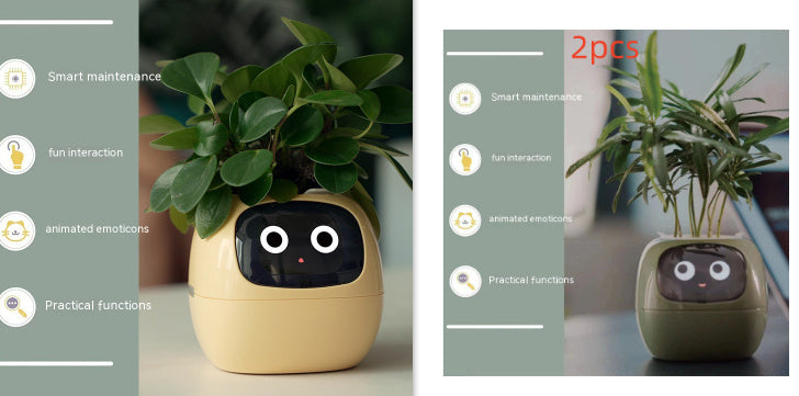 "AI Smart Planter Pot - Self-Watering, App-Controlled & Eco-Friendly"