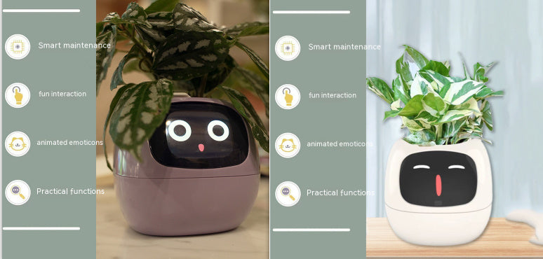 "AI Smart Planter Pot - Self-Watering, App-Controlled & Eco-Friendly"