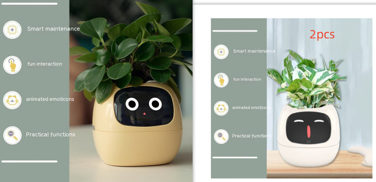 "AI Smart Planter Pot - Self-Watering, App-Controlled & Eco-Friendly"