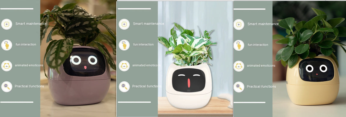 "AI Smart Planter Pot - Self-Watering, App-Controlled & Eco-Friendly"