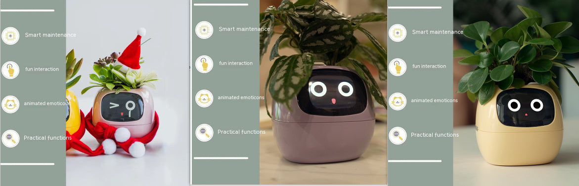 "AI Smart Planter Pot - Self-Watering, App-Controlled & Eco-Friendly"